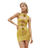 Harlem Nights Outfits Sexy Glitter Starry Dress Dress