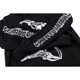 Vlone Hoodie autumn and winter skeleton arm pattern
