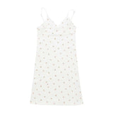 Women Dresses Floral Slim-Fitting Hip Spaghetti Straps Dress Summer Short Skirt (Bla0420)