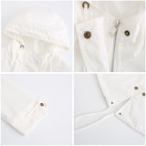 Women Trench Coat Anorak Women Spring and Autumn Coat Loose