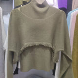 Women Knitted Pullover Vintage Autumn Long Sleeve Knitted Top