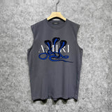 Amiri tank top new font cobra printing