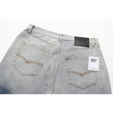 Gallery Dept Jeans leather label embroidery water ripple gradual change wash jeans