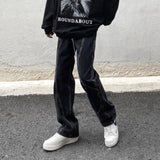 Men Jeans Vintage Jeans Straight Loose Pants
