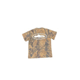 Alcatraz corteiz retro american rock short sleeve t-shirt - wide camo