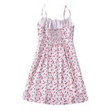 Women Dresses Summer Vintage Floral Printing Slip Dress (Xds0414)
