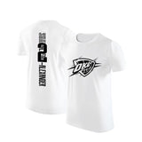 NBA T-Shirts NBA Thunder Alexandria T-Shirt Sports Short Sleeve