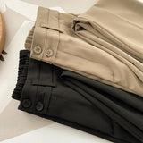 Women Sweatpants Summer Black Suit Pants Straight Harem Pants Pants