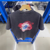 saint m t shirts s.m instant elimination pattern crew neck pullover short sleeve one-piece