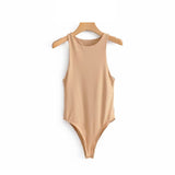 Women Jumpsuit Sexy Cold-Shoulder Sleeveless Jumpsuit