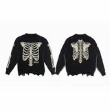 Saint m t sweater streetwear brand distressed graphic crewneck pullover