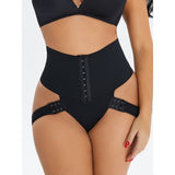 Mid-waist tummy control butt lift hip shorts