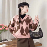 Women Knitted Pullover Knitwear Autumn and Winter Sweater Coat Top