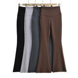 Women Sweatpants Sheath Bell-Bottom Pants Casual Trousers