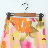 Women Skirt Summer Skirt High Waist A- line Skirt