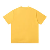 Drew house t shirt d@ew cartoon shark pattern round neck pullover short sleeves