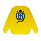 Amiri Long Sleeved Shirt Printed Trendy Pure Cotton