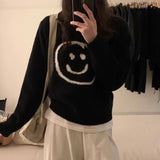 Women Knitwear Autumn and Winter round Neck Knitwear Loose Sweater