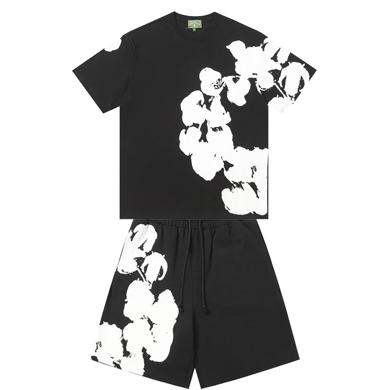 Denim Tears T shirt & Shorts 2 Piece Set