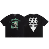 saint m t shirts s.m vintage washed distressed crew neck pullover short sleeve top