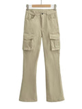 Women Sweatpants Flared Overalls Summer Retro Pants