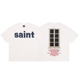 saint m t shirts s.m vintage high street casual crew neck pullover short sleeve tee