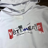 Vetements Hoodie VTM Letter Printed Hoodie