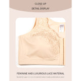 Full figure bra wireless lace lightly lined