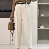 Women Sweatpants Spring Straight Suit Pants Loose Casual Pants