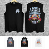 Amiri tank top five-star rose print