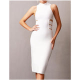 Women Dresses White Bandage One-Piece Dress (Ont0408)