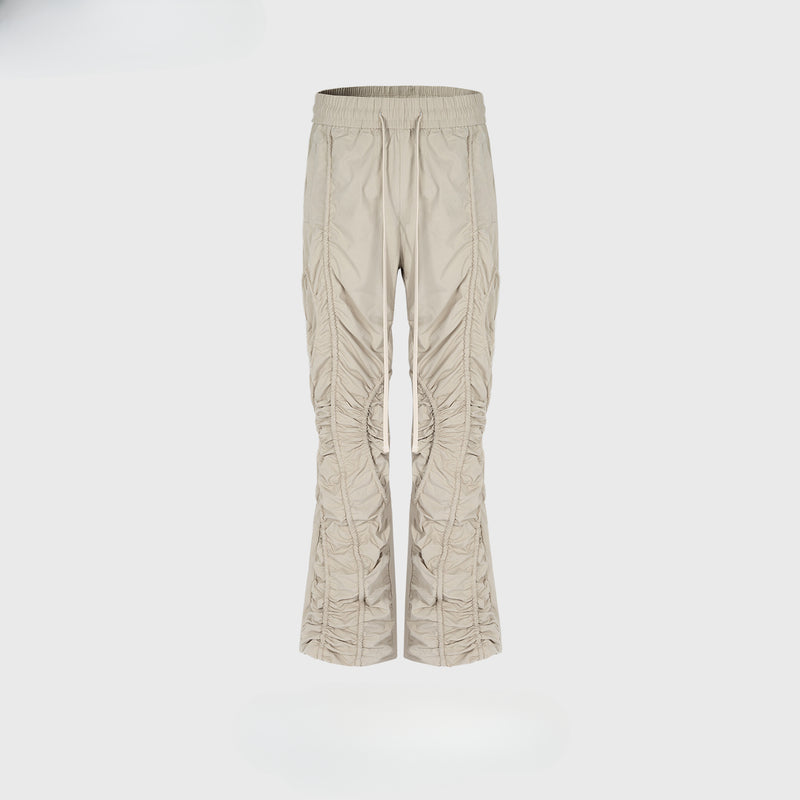 MIJKO Men's Vintage Pants MIJKO Men's Women's Wide-footed Trousers High Street Casual