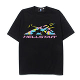 Hip-hop t-shirts: american streetwear classic letter camo print trendy casual loose short sleeve tee - summer fashion tee