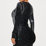 Women Evening Dress Bandage Hip Skirt Sexy Dress