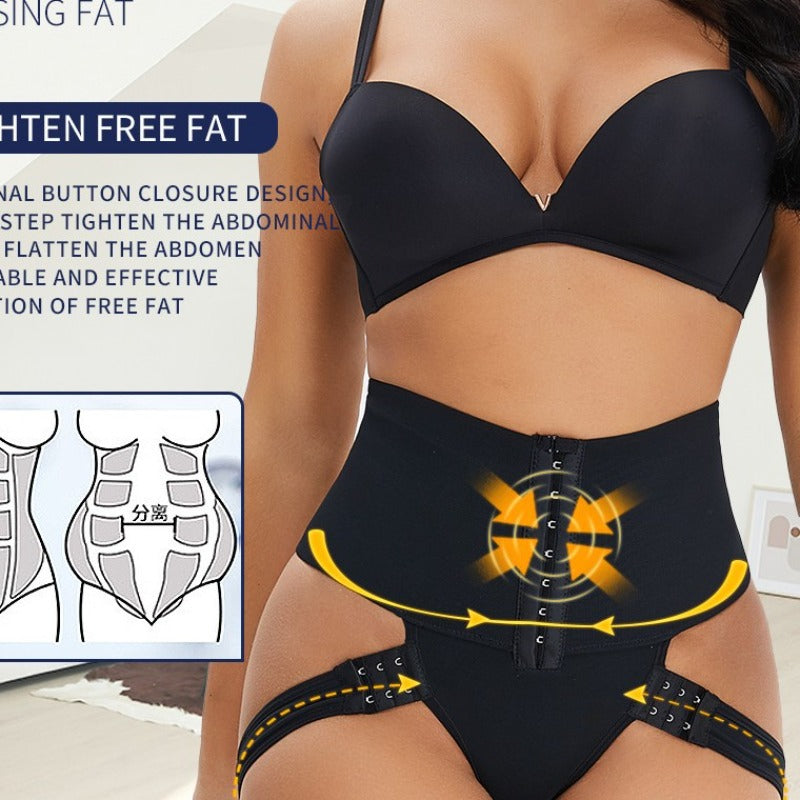 Mid-waist tummy control butt lift hip shorts