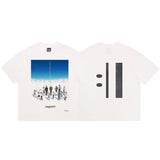 saint m t shirts s.m vintage high street casual crew neck pullover short sleeve tee