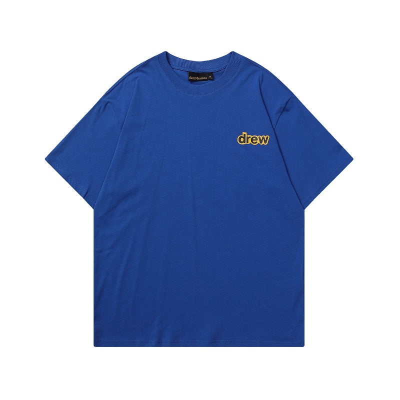 Drew house tshirt r streetwear brand d@ew creative letter graphic short sleeve wholesale single piece