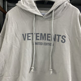 Vetements Hoodie Autumn and Winter Loose Version Men and Women Couple Hooded Sweater