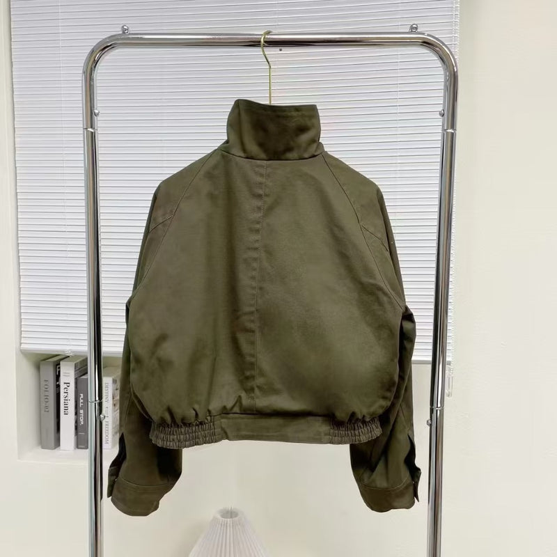Women Jacket Casual Urban Outdoor Flight Jacket