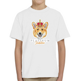 Inspired By Queen 'S Platinum Jubilee 2022 Elizabeth 70 Years T-shirt Printed Round Neck Short Sleeve T-shirt