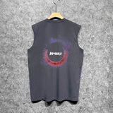 Amiri tank top splash color ring printing