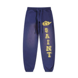Saint m t pants s.m vintage angel letter casual trousers