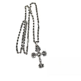 Chrome Hearts Necklace Men's and Women's Sterling Silver Vintage Large Pendant