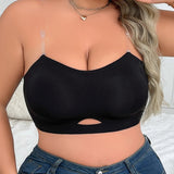Full figure bra push-up seamless bubble wrapnon-slip