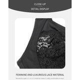 Full figure bra lace women's thin push-up