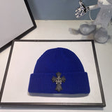 Chh Chrome Heart Beanie Vintage Cross Wool Knitted Hat