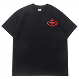 Hip-hop t-shirts: american high street style, short sleeve, unique print, relaxed fit, crew neck, trendy tee