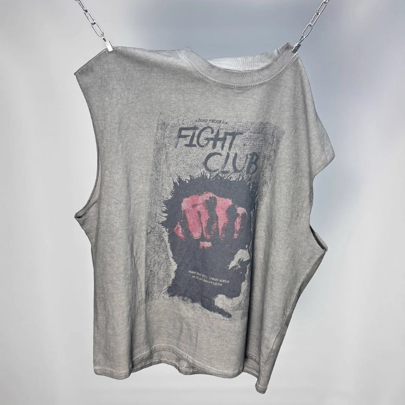 saint m t shirts s.m. fight club crewneck pullover tank top