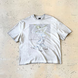 saint m t shirts s.m. "ex machina" love graphic crew neck short sleeve tee