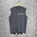 Amiri tank top spider letter printing